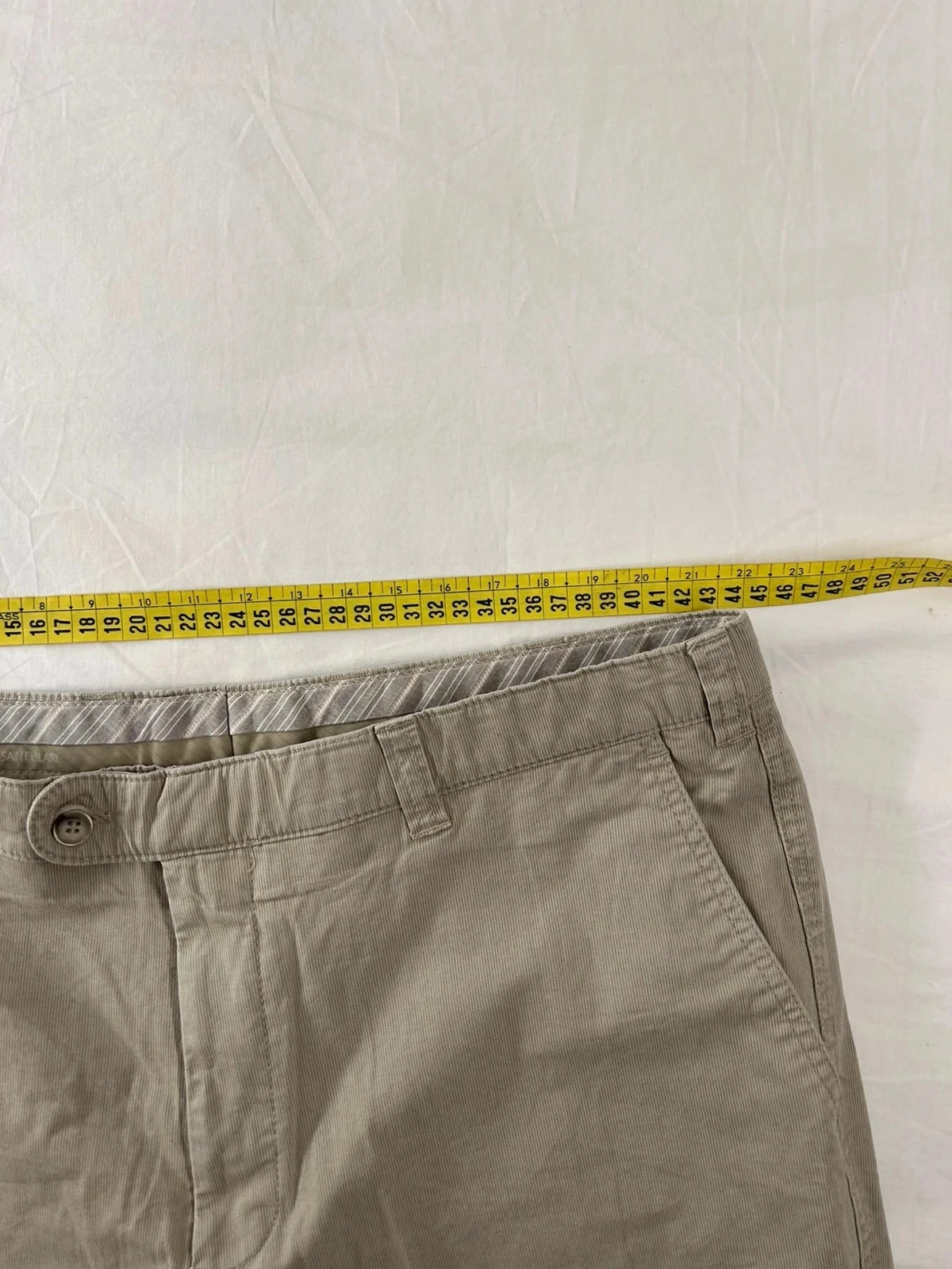 Vintage beige grey chino SAINT HILAIRE – photo 8